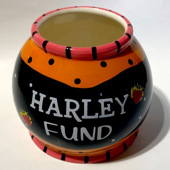 Harley Fund Ceramic Jar by Ganz - Picture 3 of 7